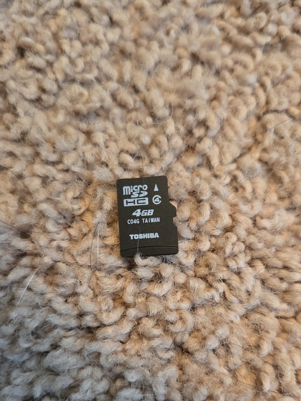 Toshiba Black microSD HC 4GB Memory Card